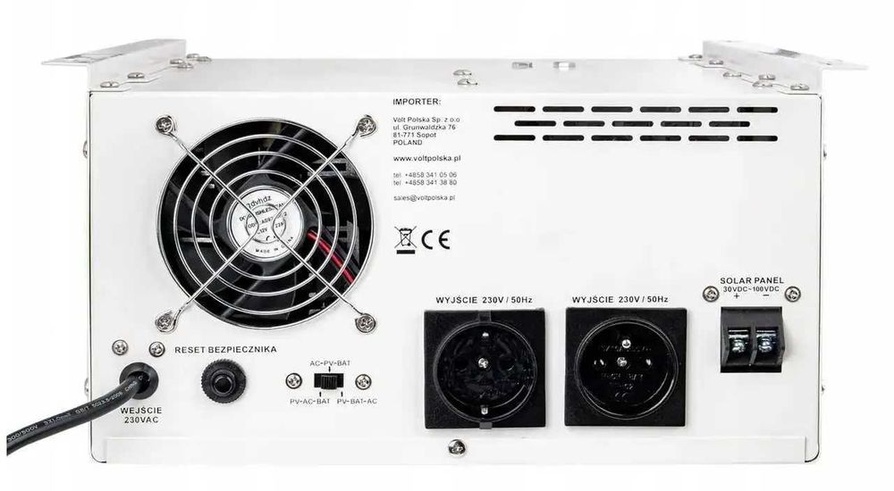 СОНЯЧНИЙ ІНВЕРТОР volt polska SINUS PRO 1400-2000W 24V 230V