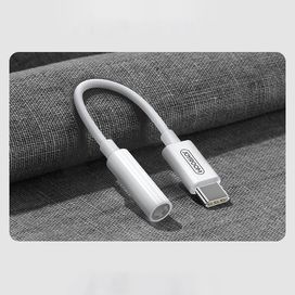 Przejściówka Joyroom USB-C do 3,5 mm Mini Jack - Biały