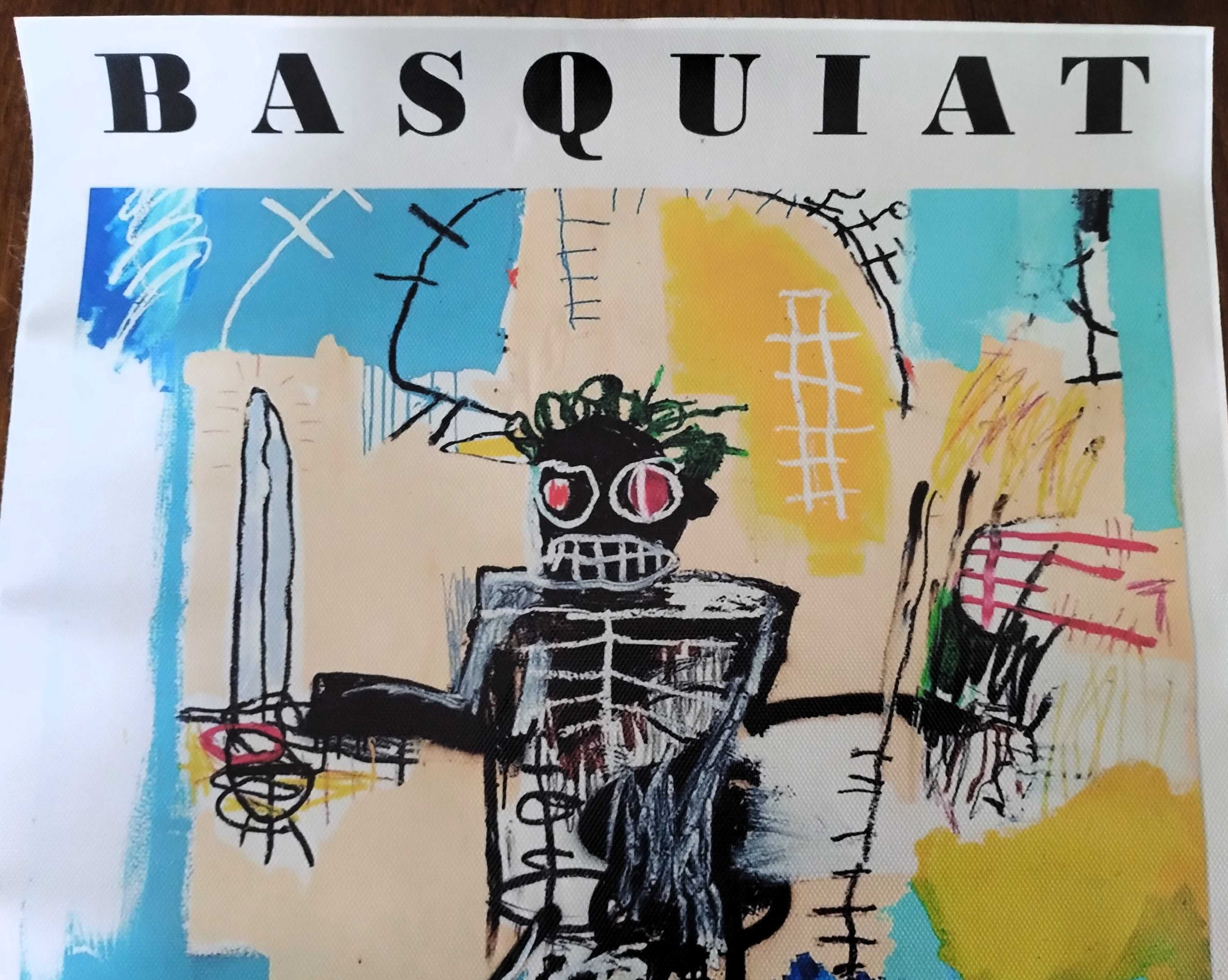 Tela 40cm X 30cm Impressa Basquiat - Warrior, 1982