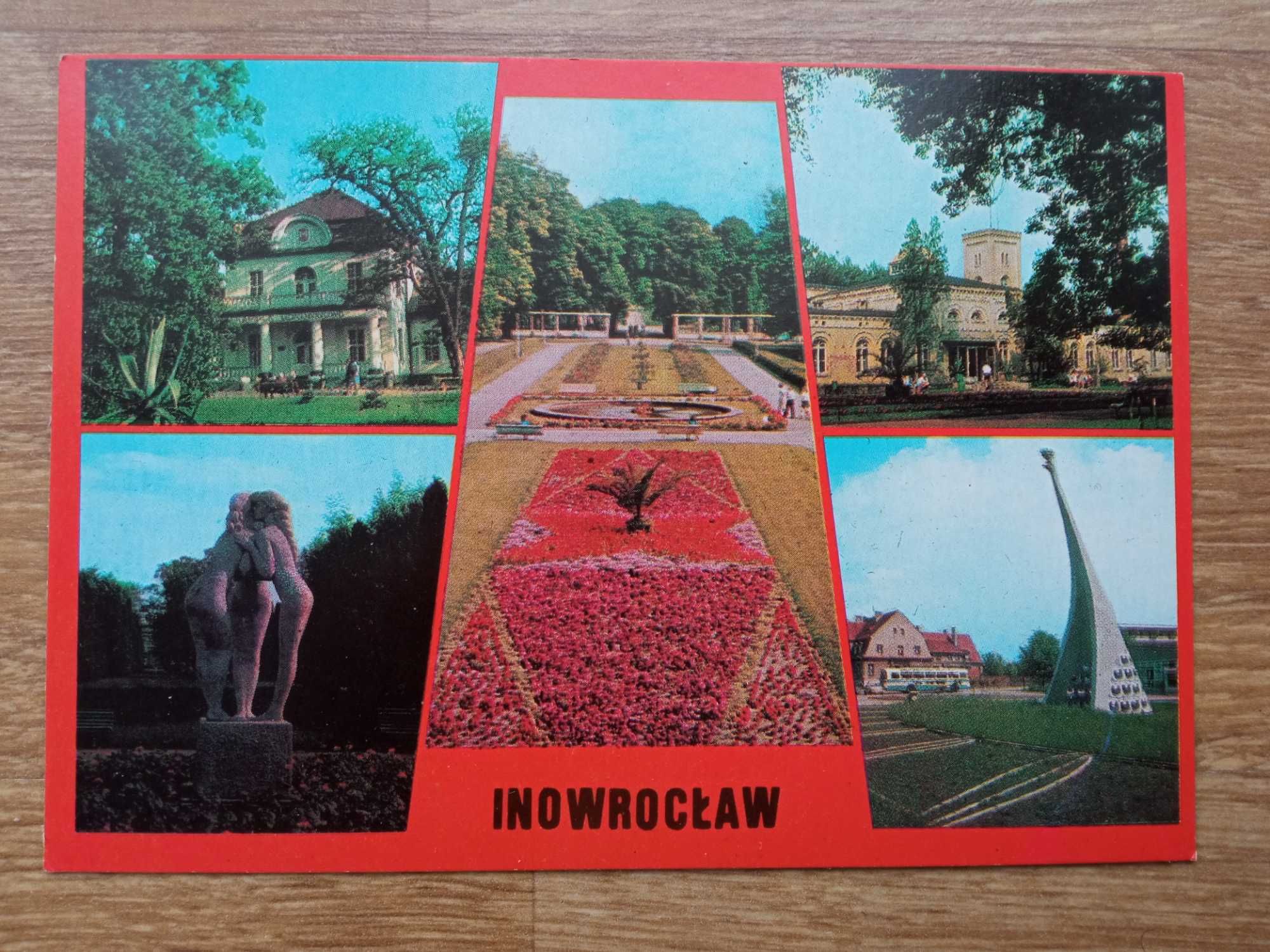 Kartka pocztowa Pocztówka Inowrocław Zegar słoneczny