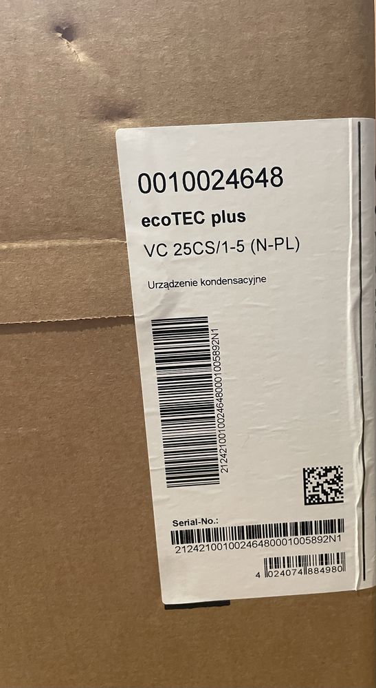 Котел газовий Vaillnt ecoTEC plus VC 25CS/1-5 (N-PL)