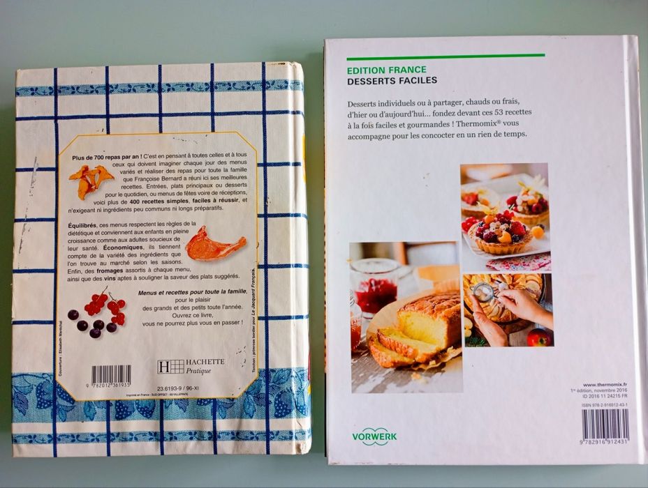 Livros de receitas em francês - 2