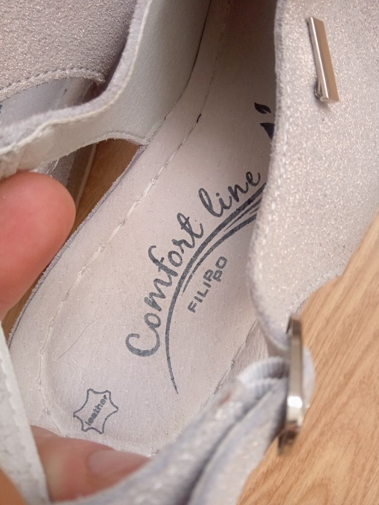 Buty sandały damskie flippo rozmiar 39 wkładki 24,5 cm