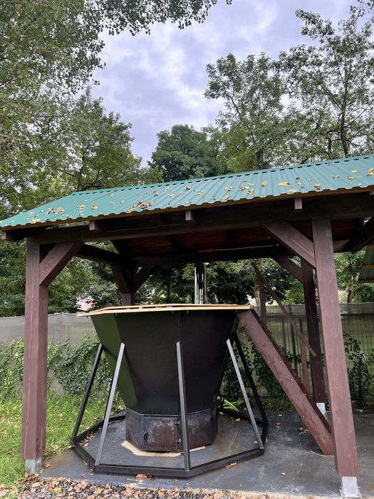 Справжній чан на дровах