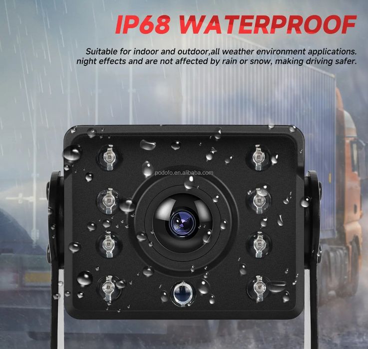 Kit câmara e monitor 4,3 polegadas para pesados autocaravanas SELADO