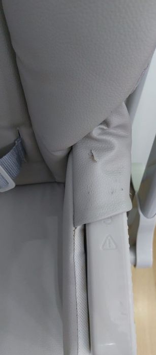 Krzesełko do karmienia Kinderkratf Yummy szare