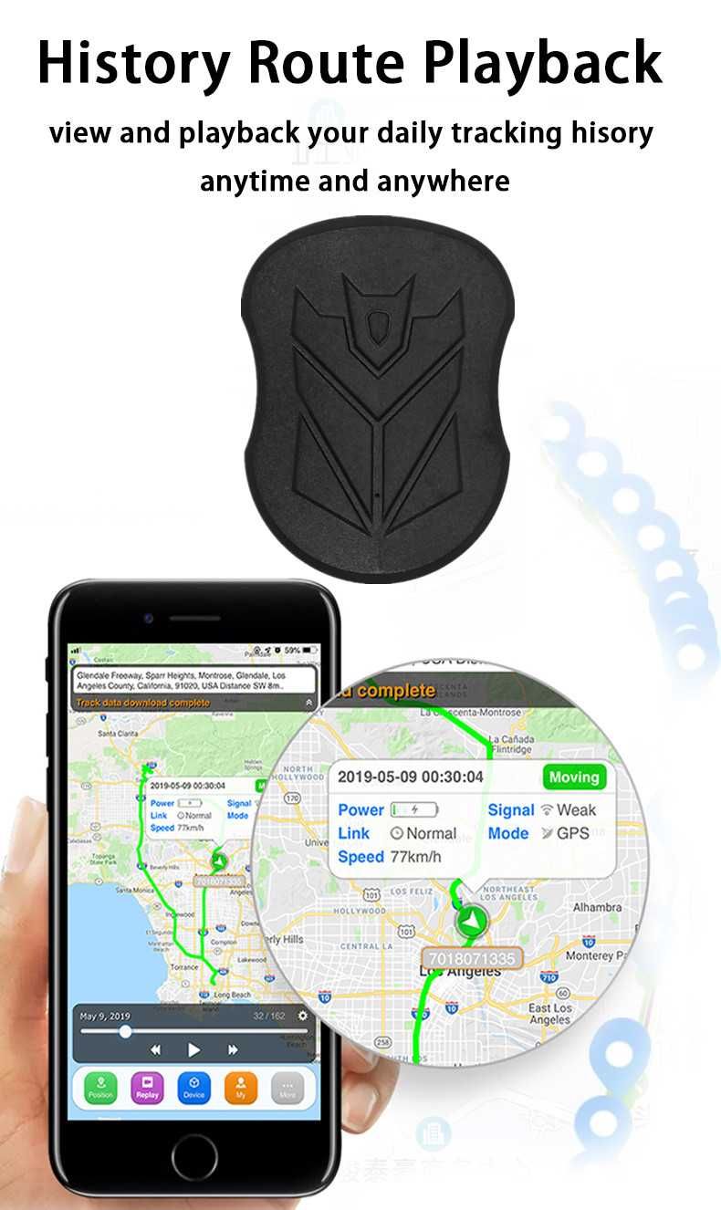 Podsłuch SinoTrack ST-905L 4G SIM Lokalizator GPS Mikrofon
