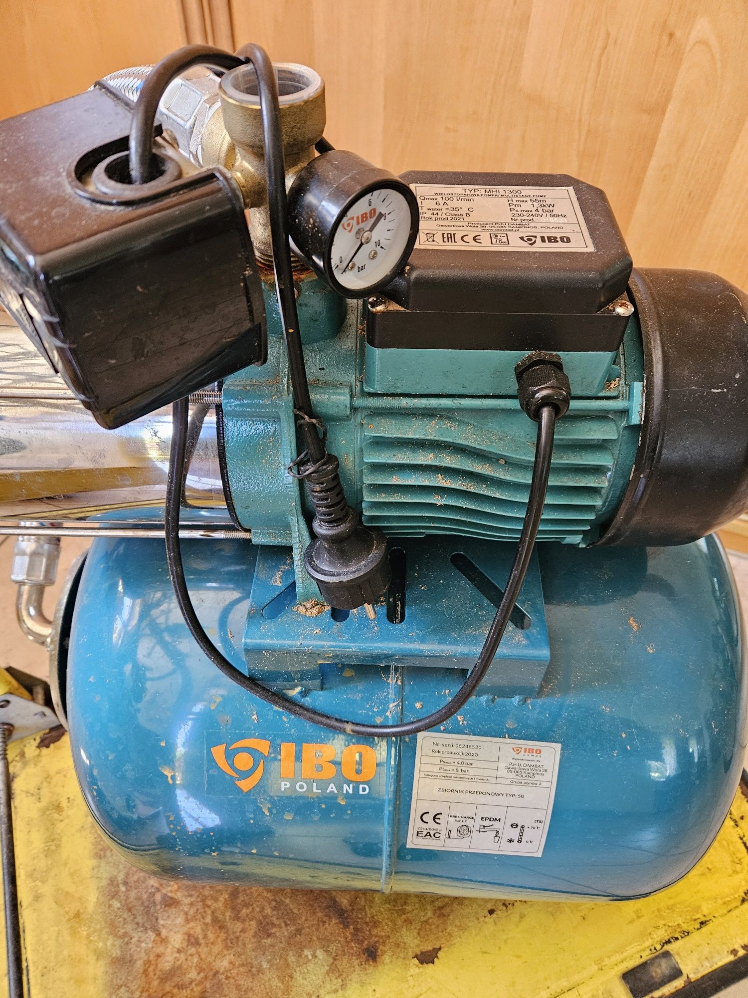 Pompa hydroforowa MHI 1300 zbiornik 50L