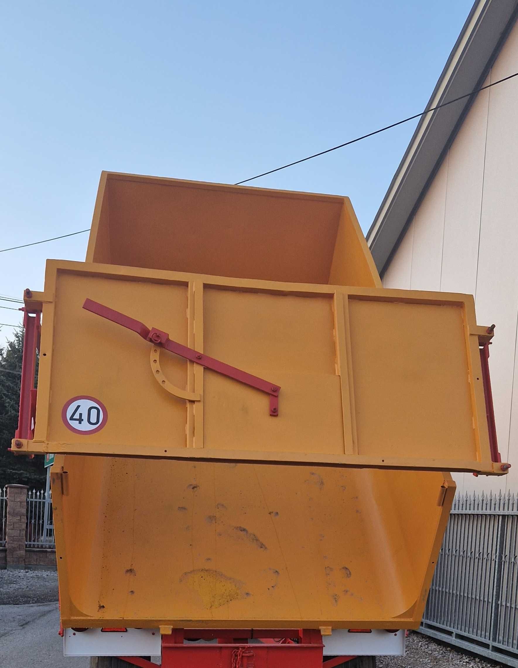 Przyczepa z kiprem Miedema 6t Przyczepa skorupowa