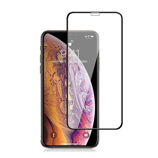 iPhone XS MAX Szkło Hartowane Ochronne 5D Cały Ekran Klejone po całośc