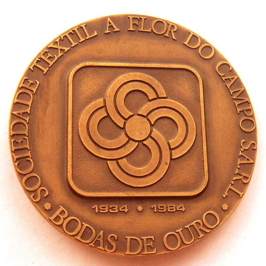 Medalha de Bronze Fundador Sociedade Têxtil Comendador Abílio Oliveira