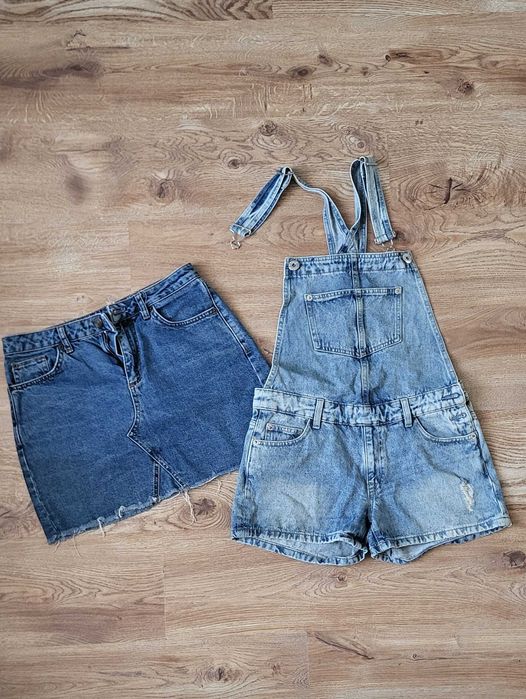 Ogrodniczki jeansowe S