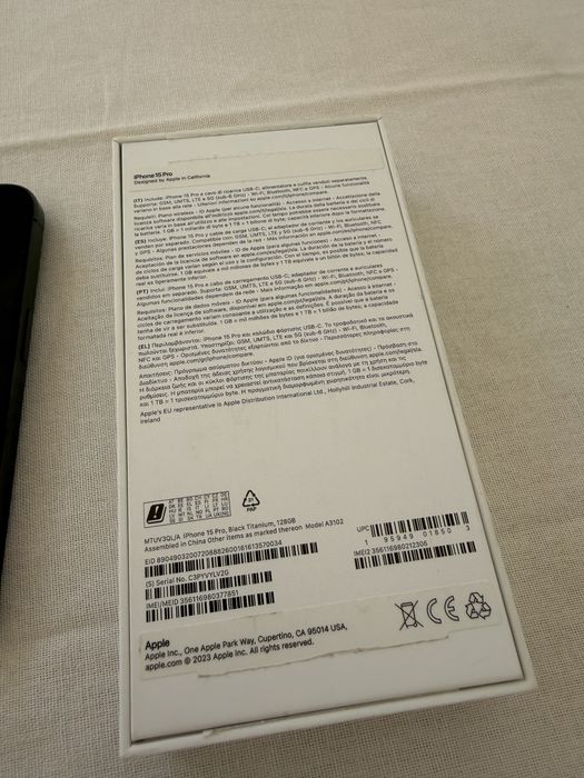 Iphone 15 Pro 128 gb preto