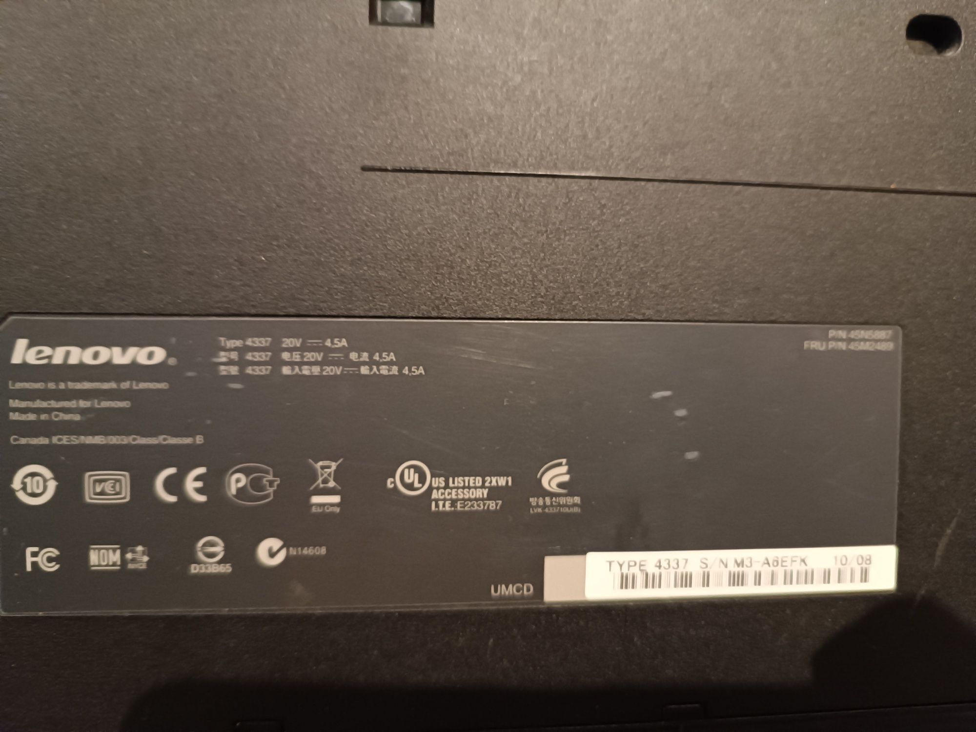 Stacja dokująca Lenovo typ 4337