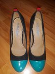 Czarne buty na obcasie roz 38