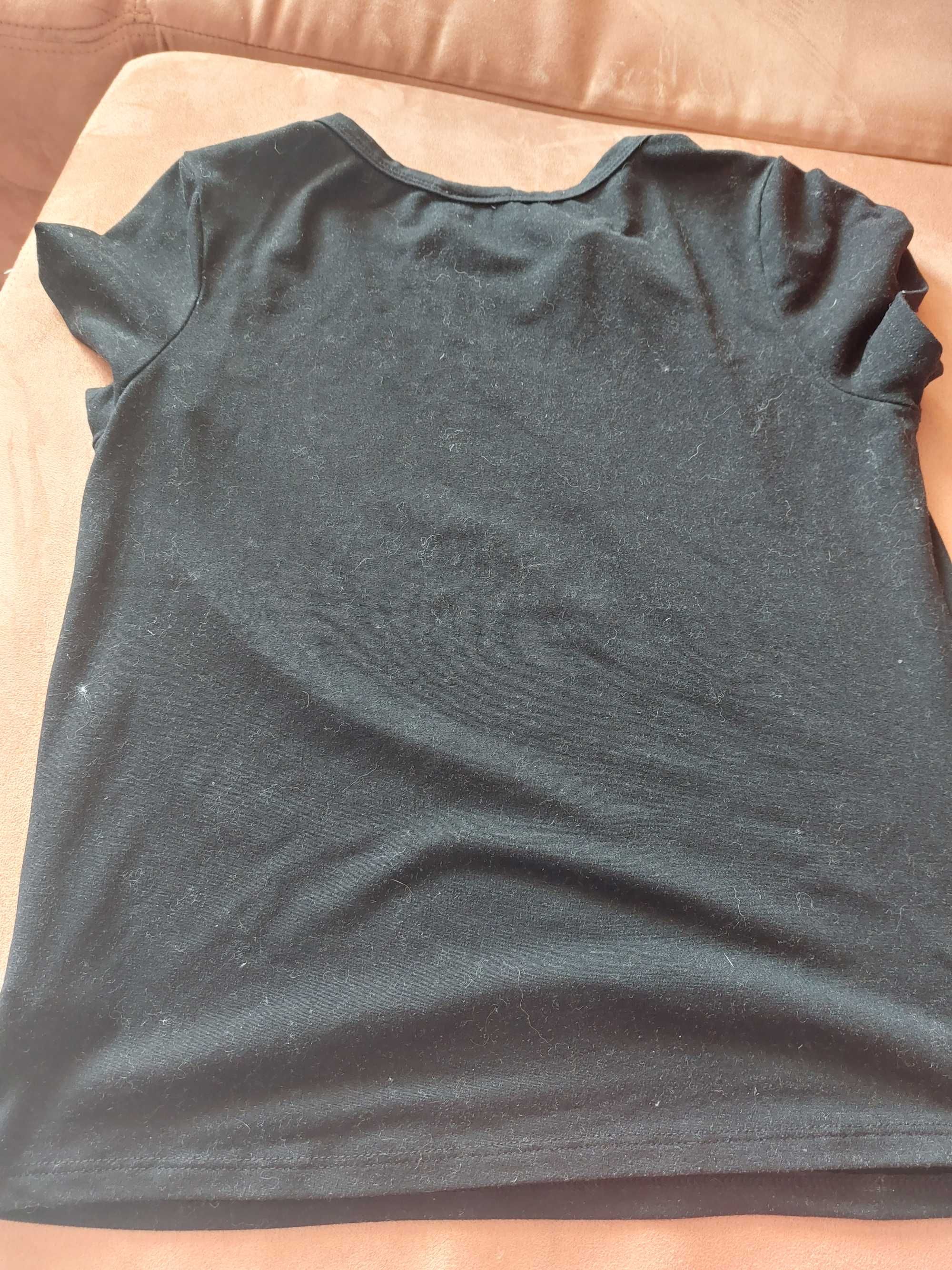 Czarny t-shirt Olivia Rae rozmiar M