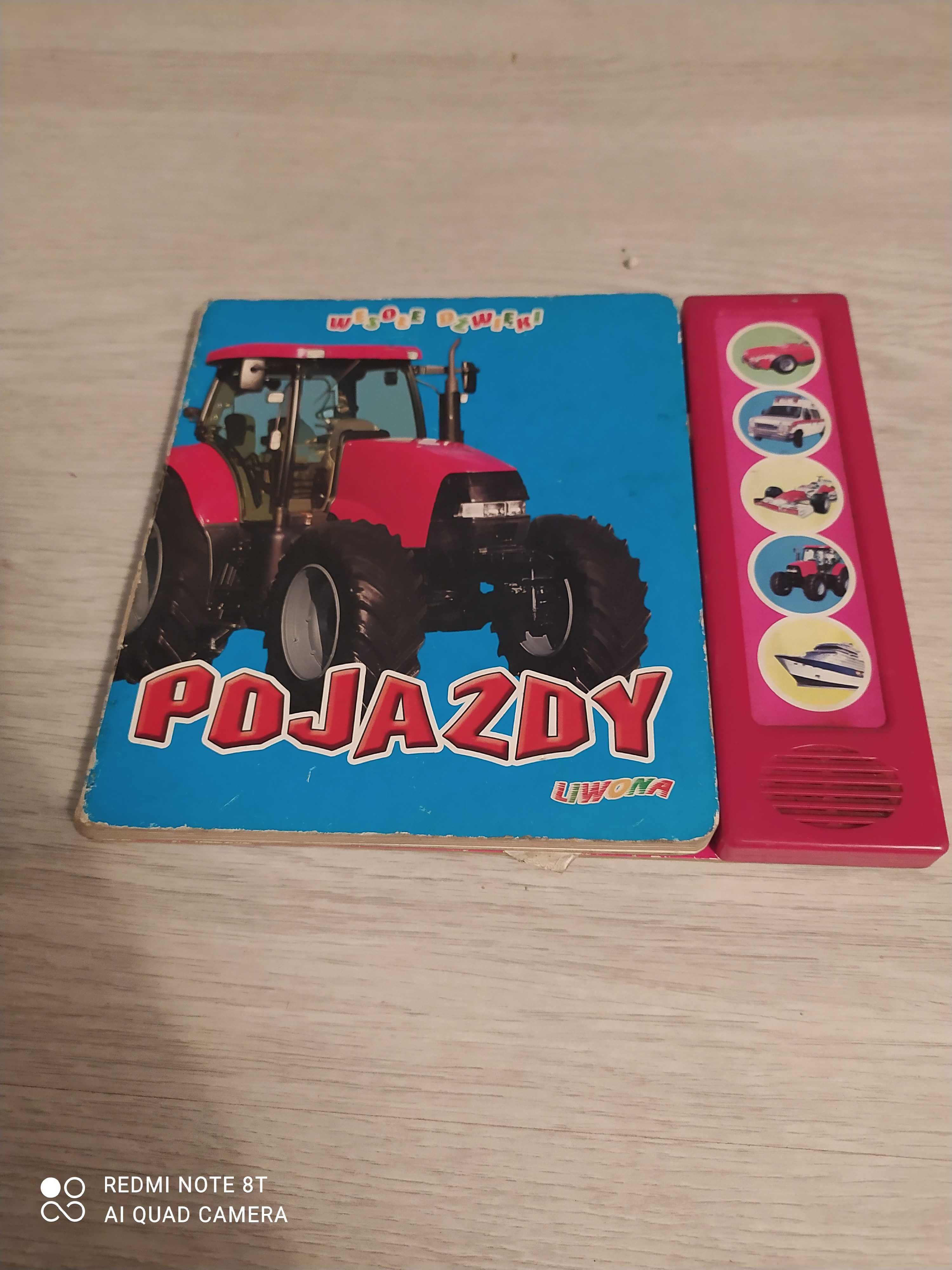 Książka o pojazdach z dźwiękiem