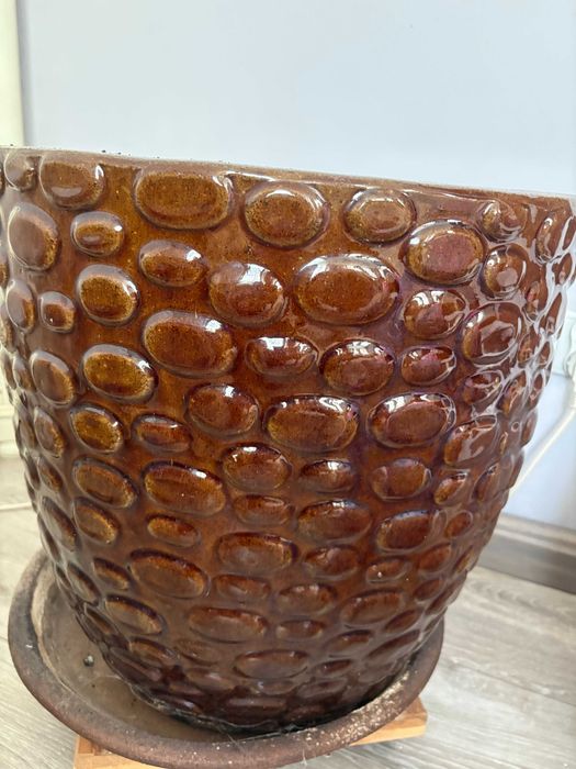 Duża ceramiczna doniczka