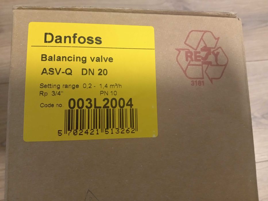 Автоматические балансировочные клапаны Danfoss ASV