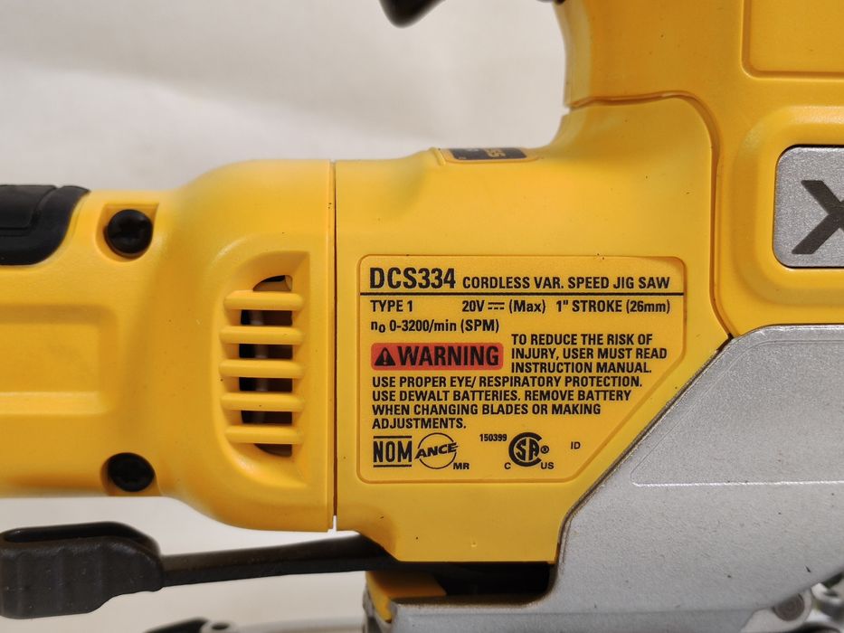 DeWALT DCS334b XR 20Vmax Оригінальний безщітковий лобзик пилка