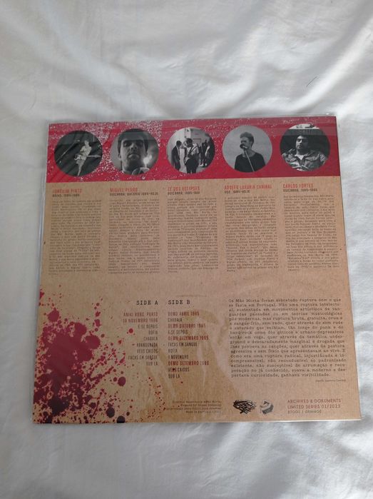 Mão Morta - “Até Cair: as Primeiras Gravações” LP (Novo)