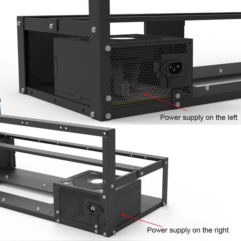 Estrutura Mining rig 6/8GPU