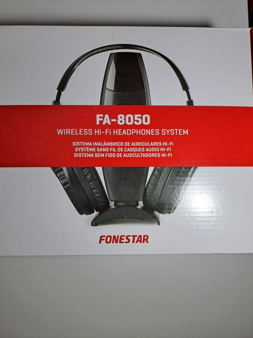 Auscultadores estéreo sem fios Fonestar FA-8050