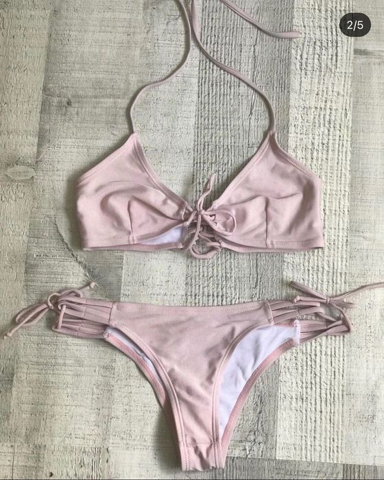Bikini rosa bebé novo