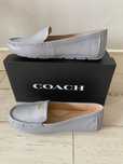 COACH Marley Driver mock. Серые мокасины натуральная кожа р 39
