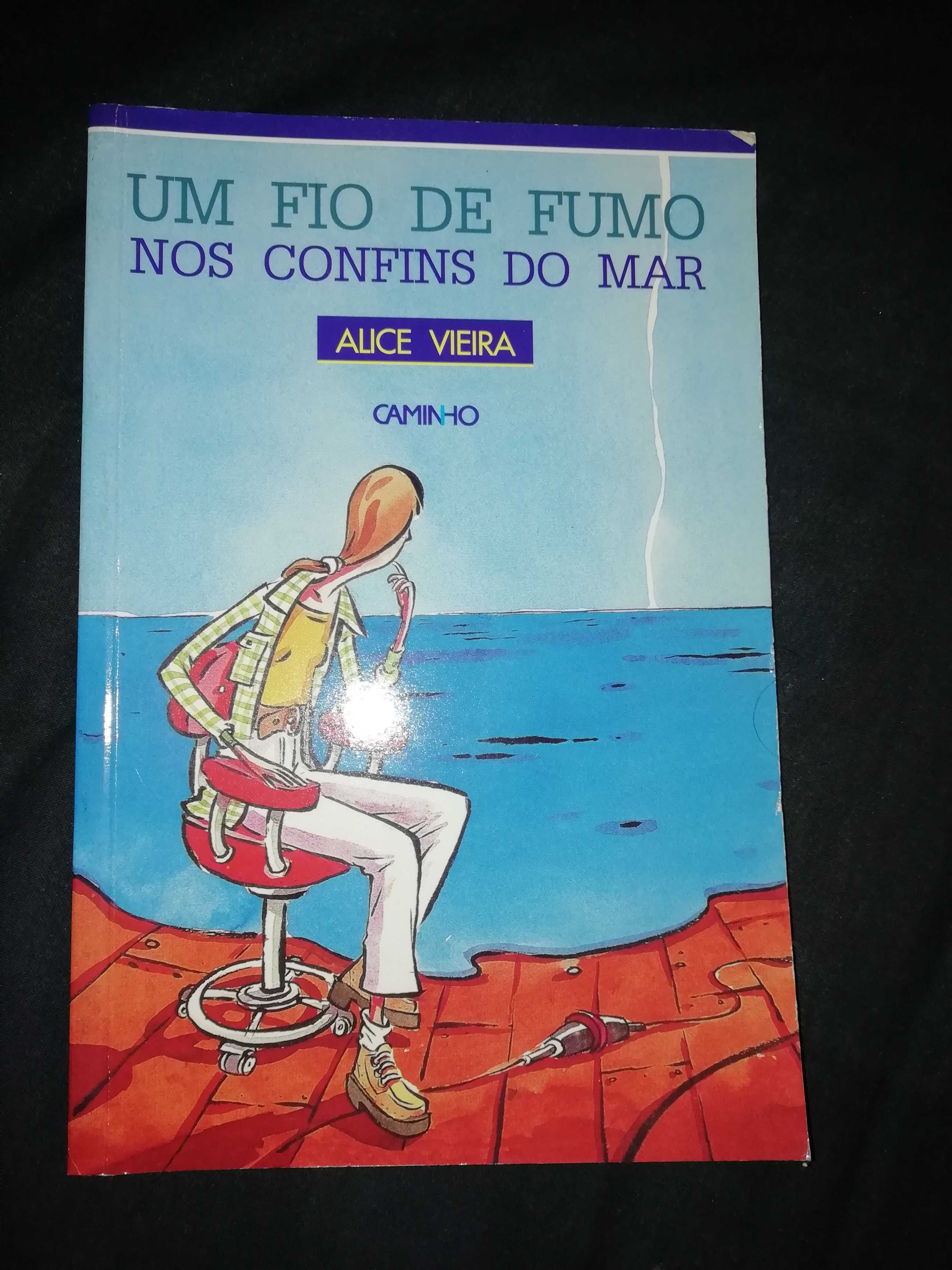 Vende-se livro "Um Fio De Fumo Nos Confins Do Mar", de Alice Vieira