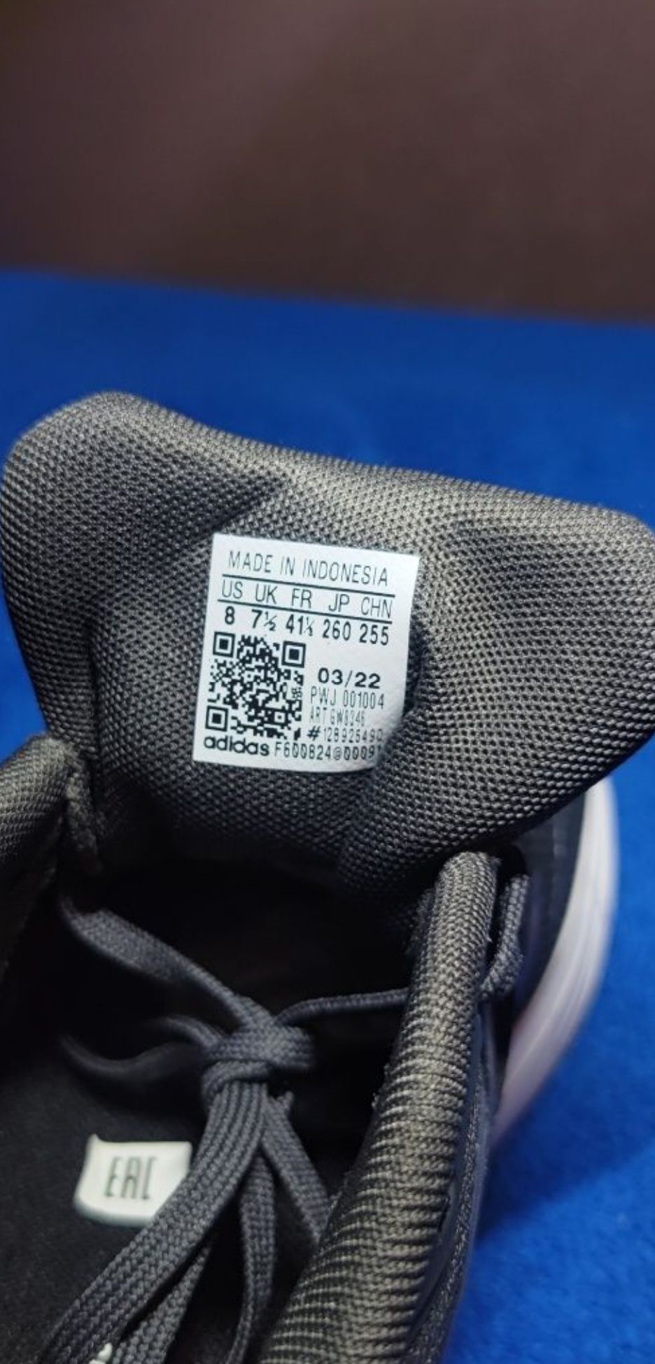 Кросівки Adidas Duramo 10 GW8346  Gray Six/Silver Metallic 41 1/3р