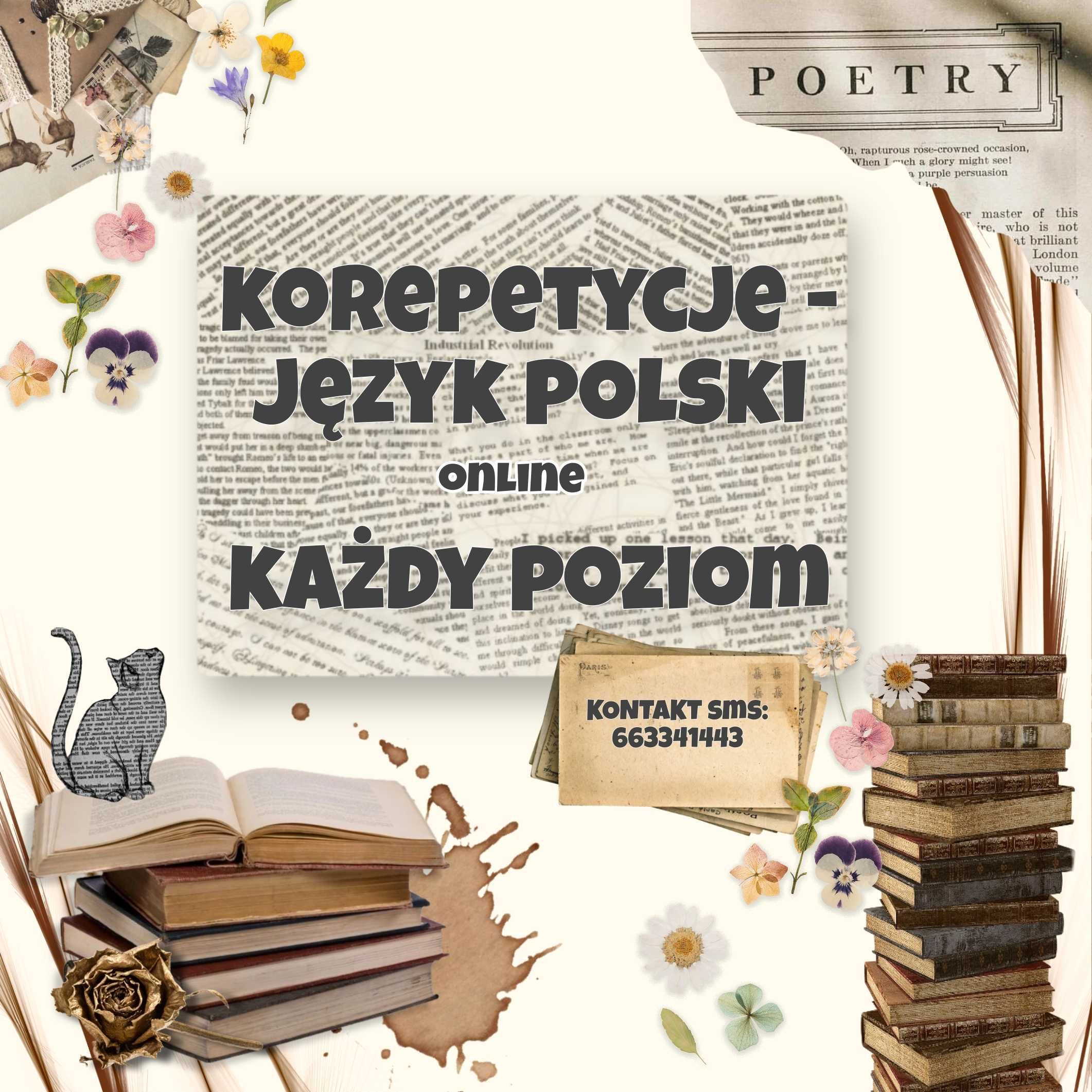 EKSPRESOWE POWTÓRKI MATURALNE j.polski/korepetycje online każdy poziom