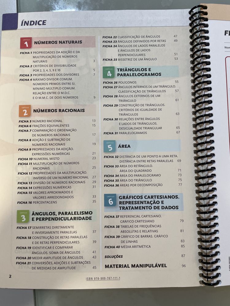 Caderno de atividades Matemática 5° ano novo areal editores