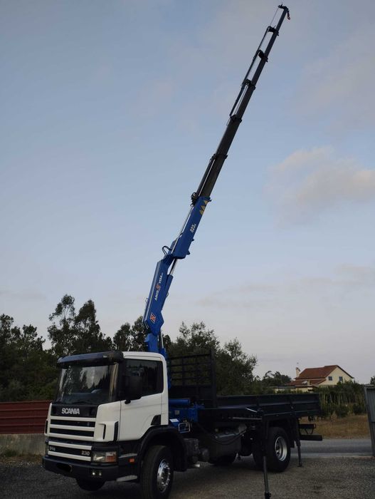 Camião Scania Grua 6 lanços grande capacidade 16,20m 8330 ton