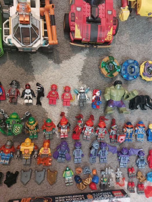 Kolekcja zestawów i figurek lego + cobi