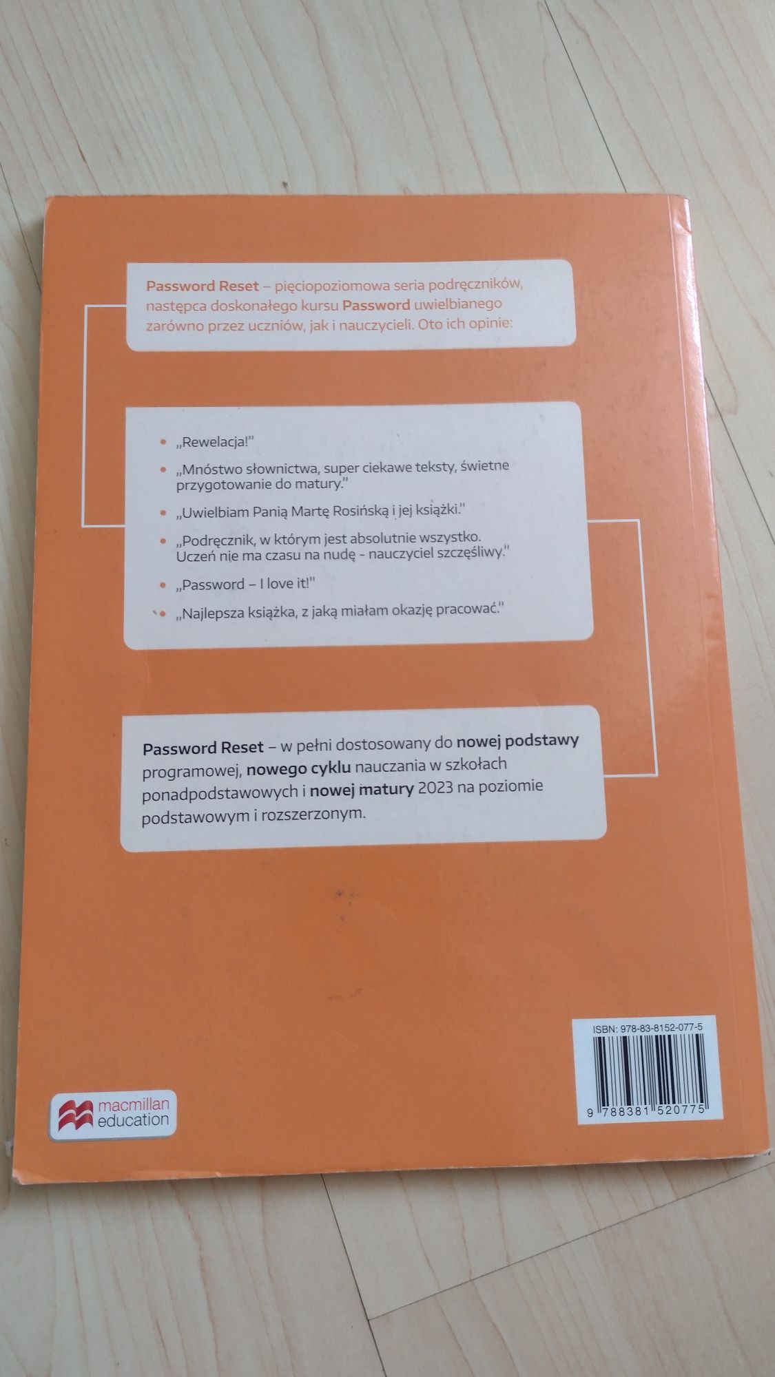 Podręcznik password reset A2+/B1