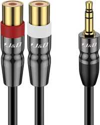 Kabel J&D Jack 3,5mm na 2xRCA 1,8m N103