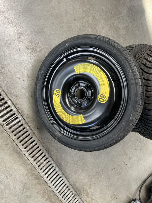 Kolo zapasowe dojazdowe vw golf touran t-roc passat audi skoda stan id