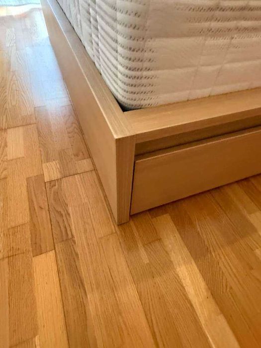 Cama MALM IKEA (160X200) + Colchão Confort Plus COLREIS