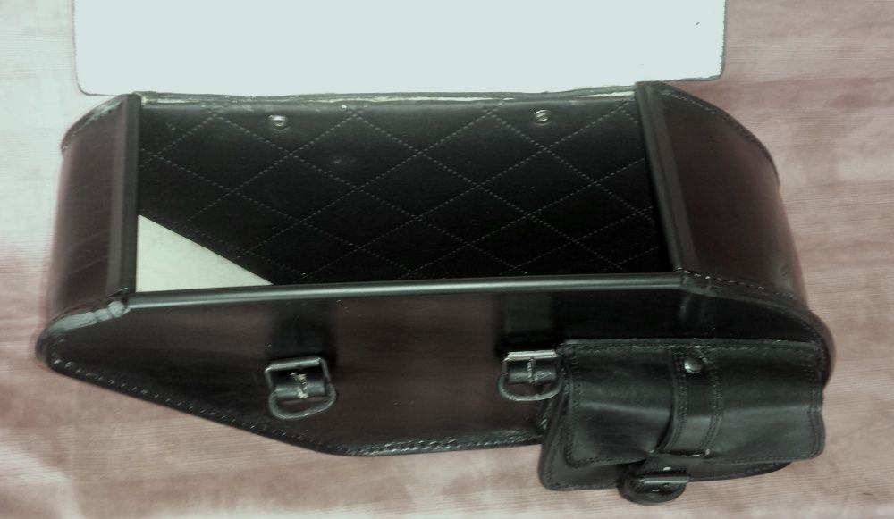 Alforge/Mala artesanal de qualidade superior em couro vintage