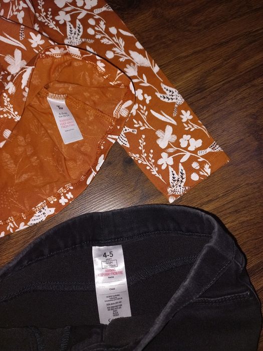 Фирменный набор реглан джеггенсы на девочку 4-5 лет