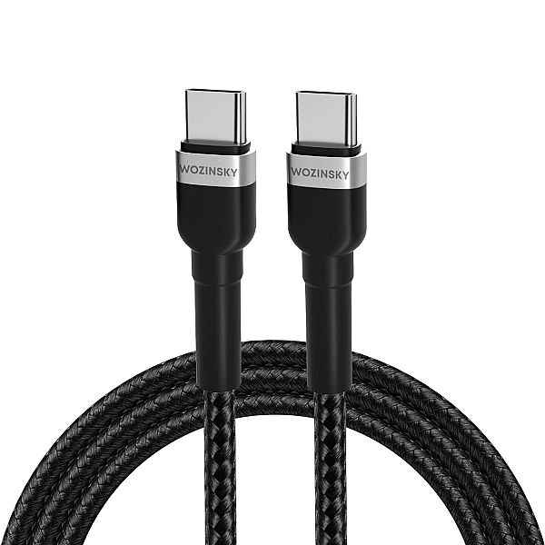 Kabel Wozinsky WNBCC2 USB-C / USB-C PD 65W 2 m - czarny