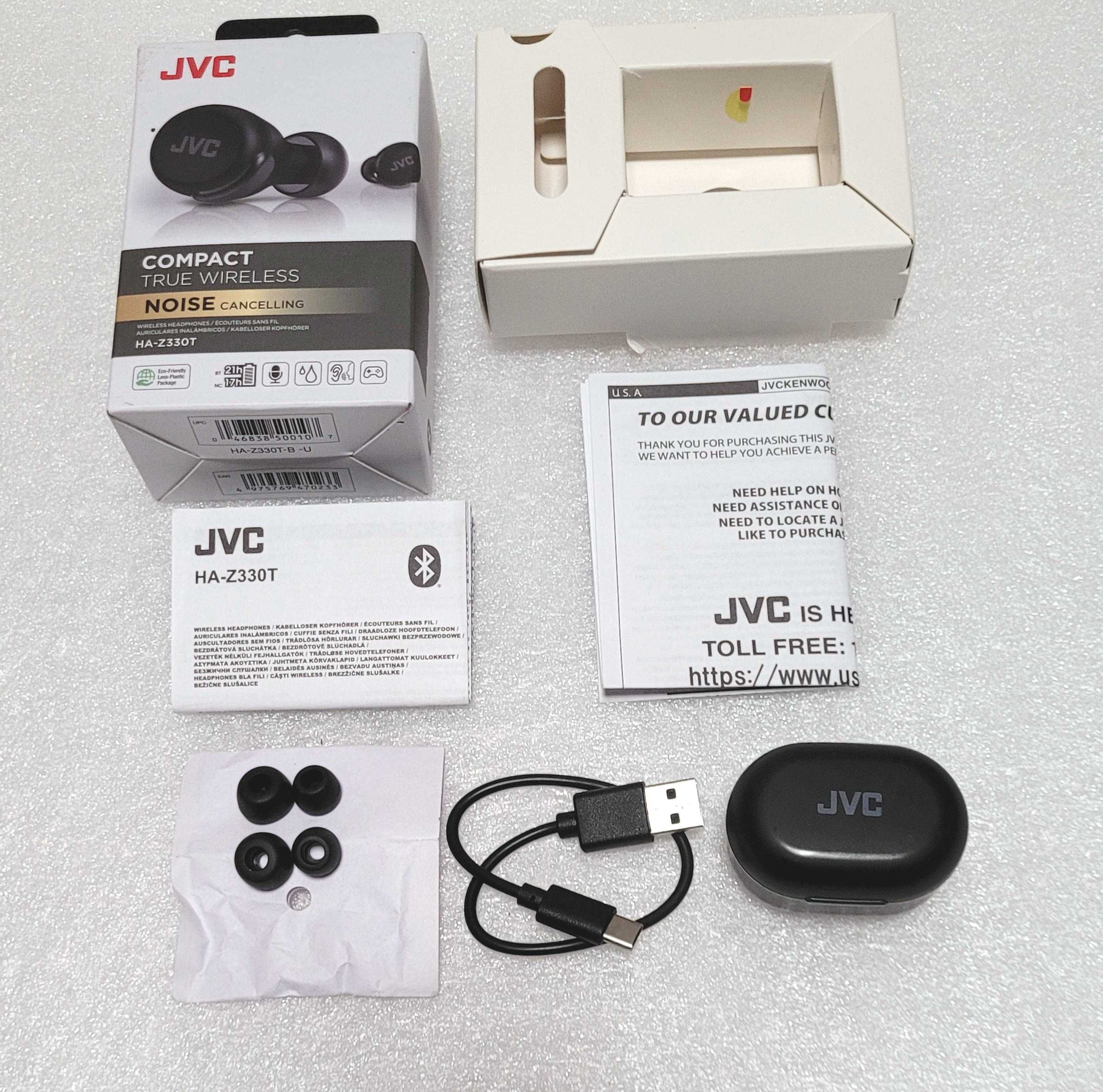 Słuchawki JVC HA-330T Bezprzewodowe Pudełko Komplet