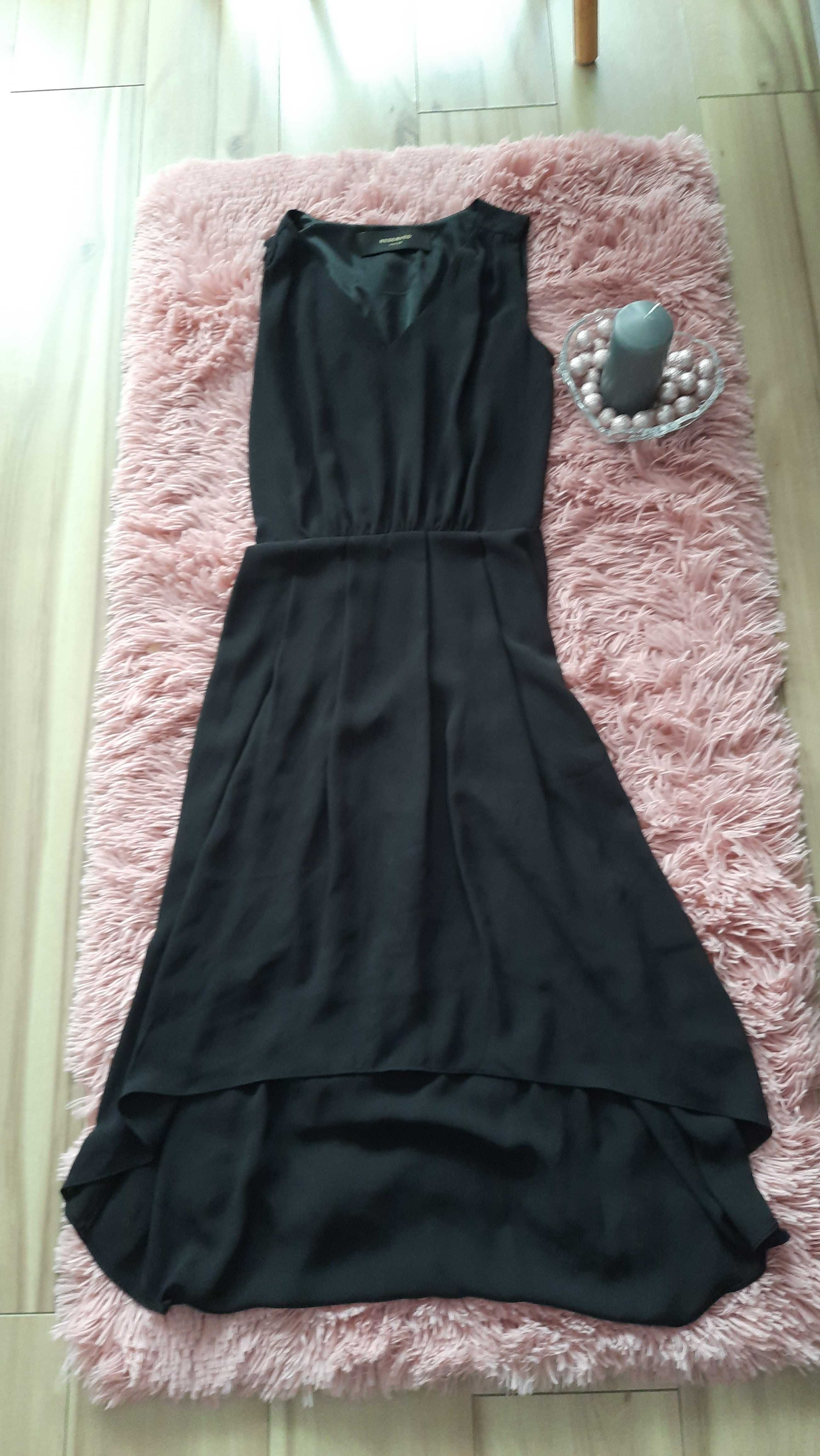 Elegancka sukienka RESERVED# czarna# imprezowa# letnia