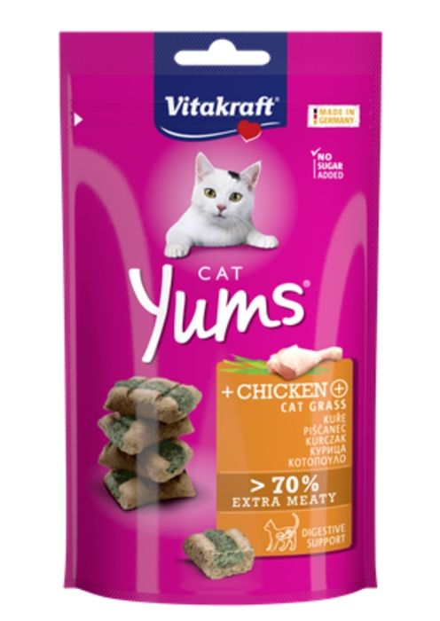 CAT YUMS z kocią trawą 40g