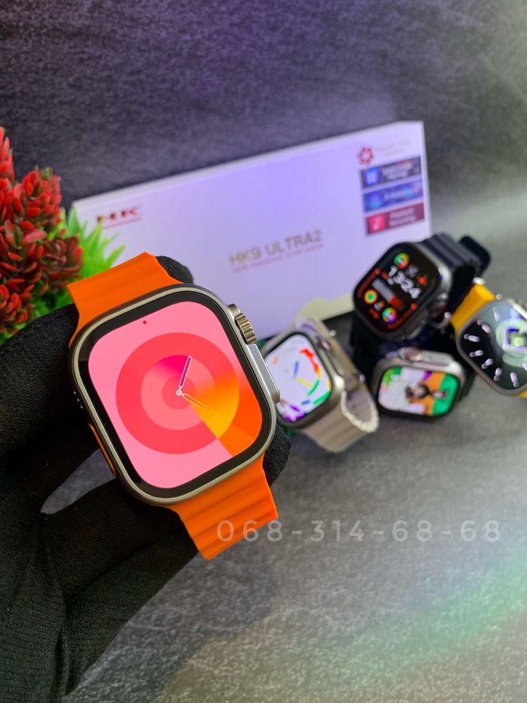 ХІТ 2024‼️ Смарт годинник HK9 Ultra 2 Smart Watch 49 мм AMOLED часи