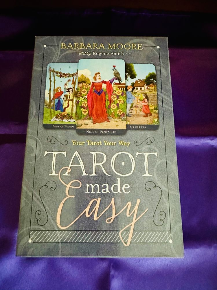 Tarot Made Easy Kit de Barbara Moore (novo e original)