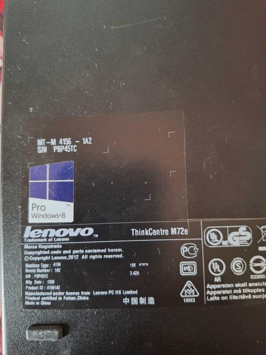 Mini PC Lenovo ThinkCentre M72e