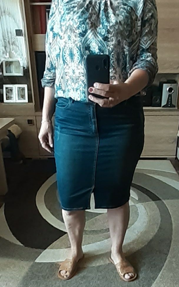 Spódnica jeansowa L/XL