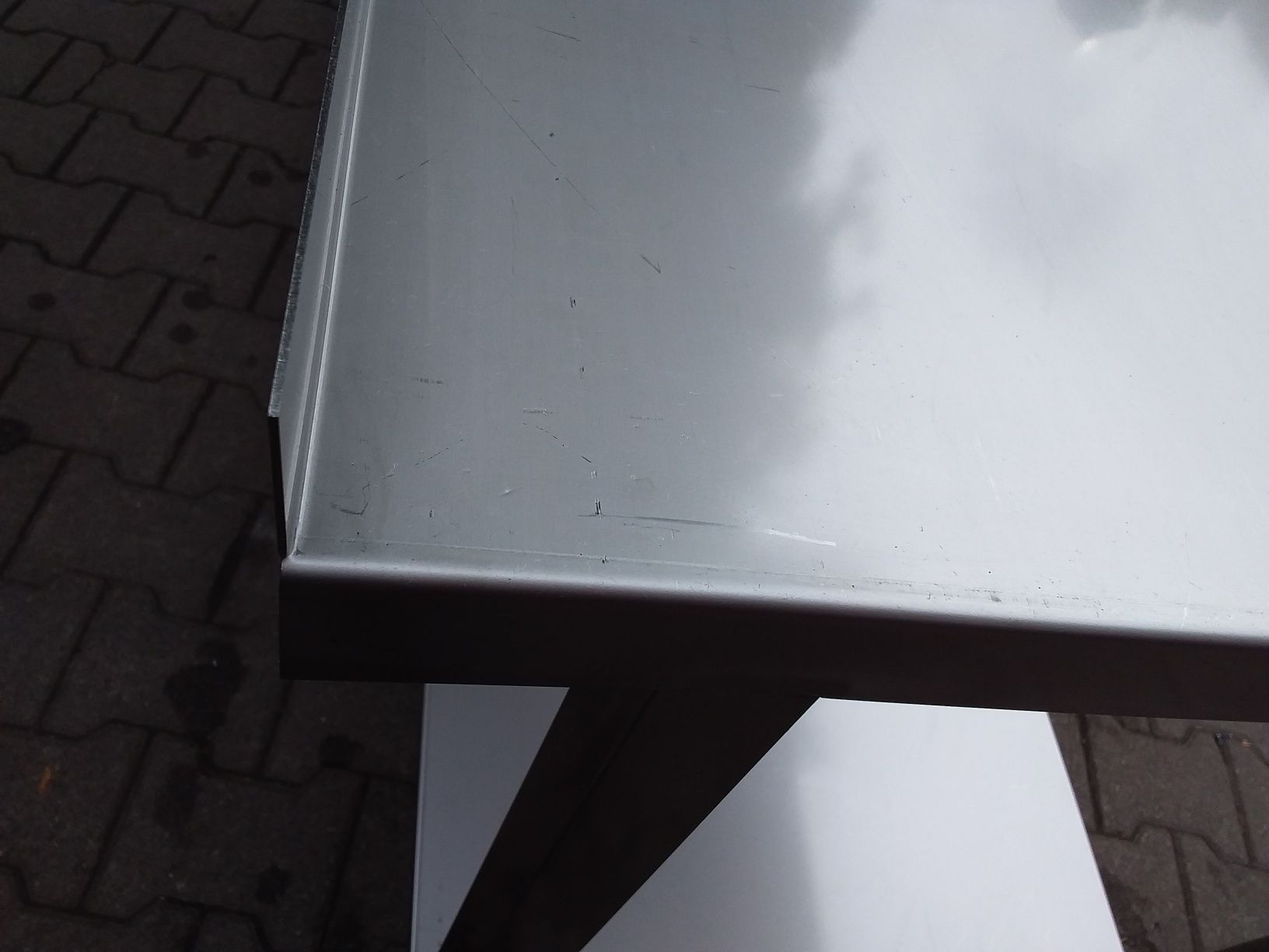 Stół gastronomiczny 70x160cm nierdzewny solidny spawany gruby wysyłka
